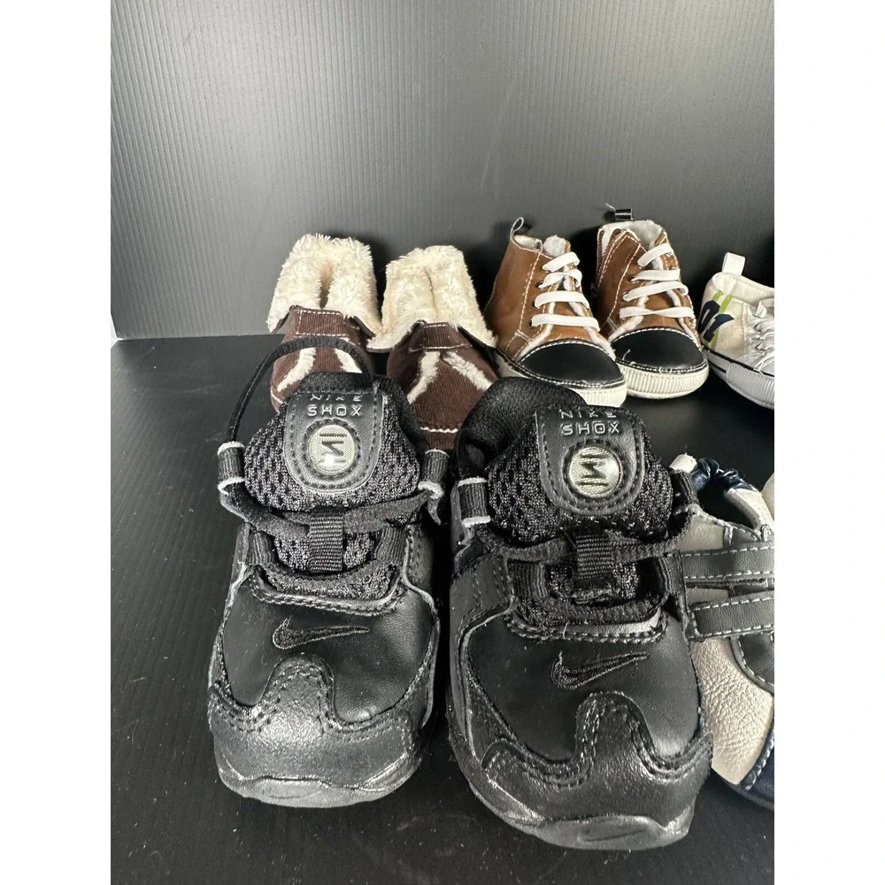 Infant Boys Shoes Lot of 8 Nike Shox Variety Baby